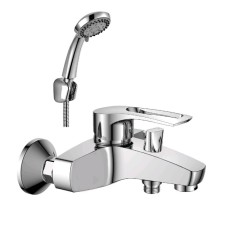 Rossinka T40-31 bath mixer, one-handed, with short pour out, chromium color