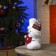 LED figure "Snowmen" 22 × 22 × 12 cm, phlock, batteries CR2032x2 (not complete), glow warm white