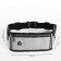 Lightning waist bag, 3 departments, gray color