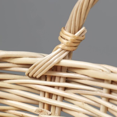 Basket "Ushas", No. 3, Dno = 24 cm, Dopt = 31 cm, h = 9 cm, manual weaving, vine-2