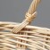 Basket "Ushas", No. 3, Dno = 24 cm, Dopt = 31 cm, h = 9 cm, manual weaving, vine