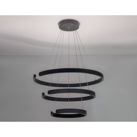 LED LED suspension Ambrella Light, Linetech, FL5888, LED, 90 W, 7200LUM, 3000-6400K, black color black-2