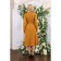 Female dress, size 50, mustard color