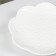 Porcelain dessert shade "Susan", d = 15.5 cm, white color