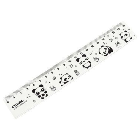 Line 20 cm Istanm Panda, plastic, wide-1