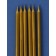 Candles in the cake "High Royce", 6 pcs, gold
