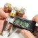 Electronic tundra, metallic standard, with a depth meter, 150 mm