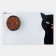 Rug for a bowl "Black Cat", 43x28cm