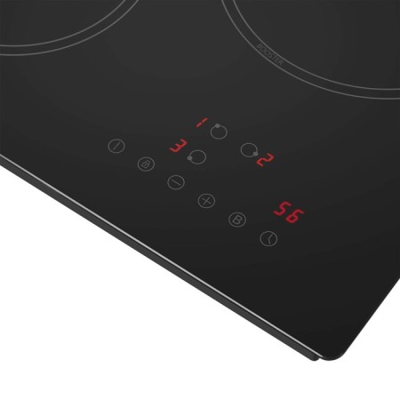 Honing panel Homsair Hi43ABK, induction, 3 burners, sensor, black-3