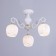 Lucy chandelier 3x60W E27 Antique bronze 60x60x29cm