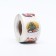 Stickers in the roll "Night before Christmas", 500 pcs, 3.8 x 3.8 cm