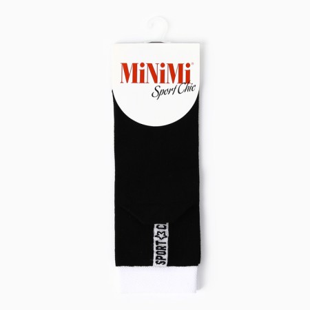 Women's socks Mini Sport Chic, Black Color, size 35-38 (23-25)-2