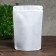 Package doy-pack, matte, white, 10 x 15 x 4 cm