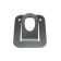 Safe storage stand, desktop, stainless steel