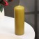Candle - cylinder, 4 × 12 cm, 15 hours, olive