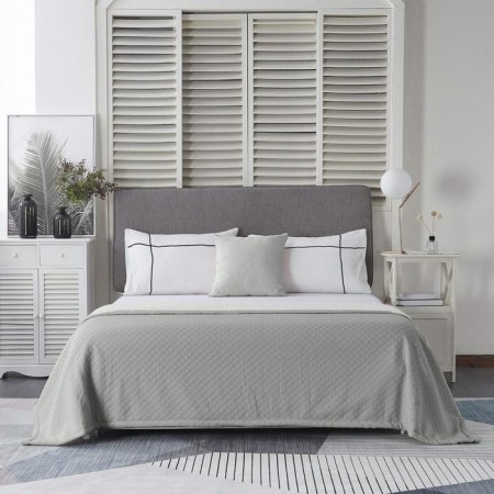 Grand cover, size 220x240 cm, gray color-8