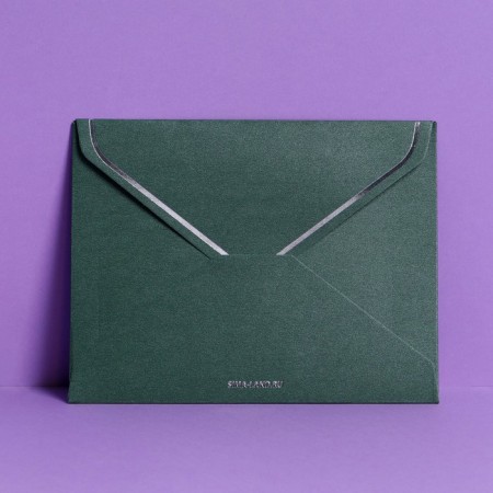 Gift envelope "Happy Birthday", embossing, designer paper, 11.5 × 16 cm-1