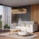 Suspension lamp Maytoni Mod017PL-04BS, E14, 4x40 W, 700x220x780 mm, brass
