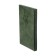 The weekly dated 2025, 80x165 mm, 64 sheets of Escalada, soft leather cover, pancake embossing, block 70 g/m², green