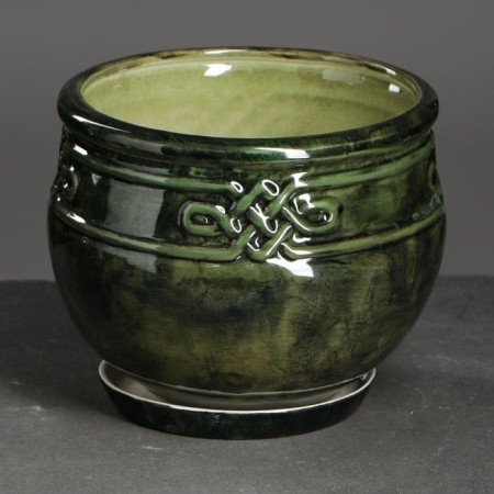 Set of pots 3pcs. "Athena" green: 12 l, 5 l, 2 l-1