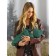 Knitted Knitted Children's Pure Love Tot, height 74 cm, green color