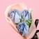 Bouquet of soap roses, blue