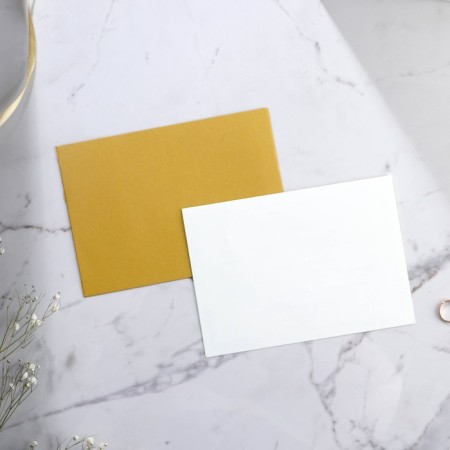 Wedding invitation "To our wedding" (gold color), 18.4 x 13 cm-4