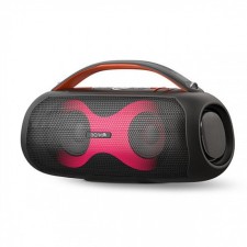Портативная акустика BQ PBS4001 черная 20 Вт, Bl, 3600 мАч, TWS, подсветка FM, AUX