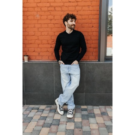 Jumper male ise, size 54, black color-9