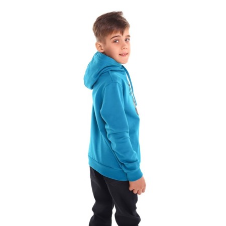 Sweatshirt for the boy was launched, emerald/panda color, height 152 cm-1