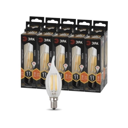 Filament era “candle in the wind”, 11 W, E14, 1430 lm, 2700k, glow warm white-4