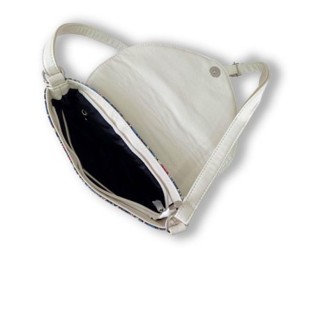 Bag Messenger Carino, valve department, blue color 18x24x7cm-3