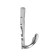 Hook furniture tundra TKD025, two -rod, chrome