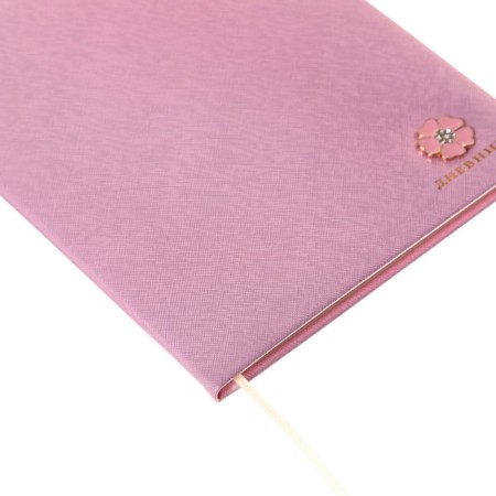 Universal diary for grade 1-11 Cherry Blossom, hard cover, artificial leather, foamy, foil, liesse, 80 g/m2-2