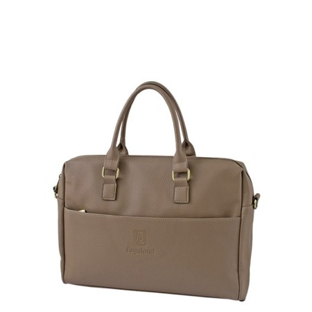 B2729 Bank Bag, lightning department, dark beige color 30x40x9cm