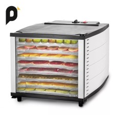 Drywall for vegetables and fruits KitFort KT-1970, 800 W, 8 tiers, adjustment T °, ​​black