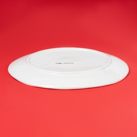Board New Year's share Sweet Treats, D = 27.3 cm, ceramics, white color-2