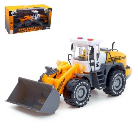 Tractor inertial "loader", light and sound