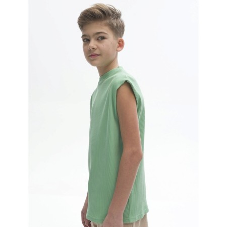 T -shirt for boys, height 134 cm, apple color-1