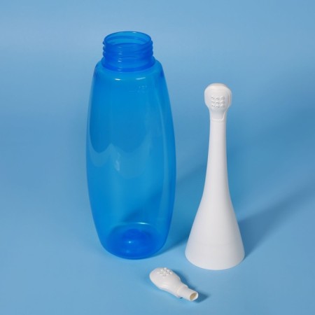 Portable shower - bidet, with a change of nozzle, 450 ml, blue color-14