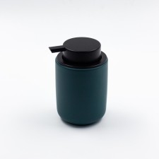 Joy Home liquid soap dispenser, ceramics, dark green matte