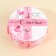Plastic Plastic tape "with love", pink, 1.8 cm x 45 m