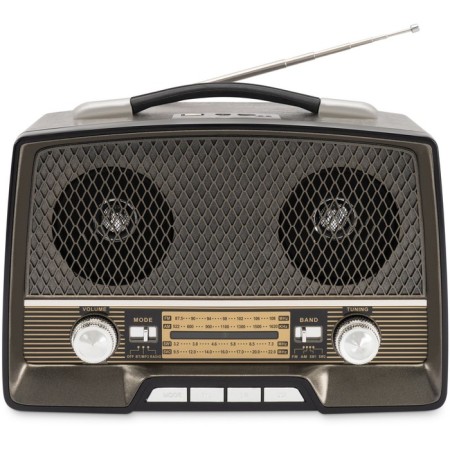 Radio receiver Hyundai H-PSR156 Brown USB SD/Microsd