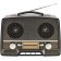 Radio receiver Hyundai H-PSR156 Brown USB SD/Microsd