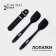Set of shoulder blades with a magnetic holder
