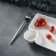 Porcelain dish with magistro blanche sauce, saucepan 60 ml, 18.5 × 17.5 × 4 cm, white color