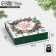 Folding box "New Year's botanist", 14 x 14 x 3.5 cm, New Year