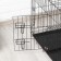 A cell for dogs and cats, a two -tier 70 x 50 x 60 cm, black