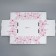 Box a gift team with a window, packaging, "flowers", white, 27x10x21 cm