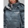 Coat insulated winter female, size 42, dark green color